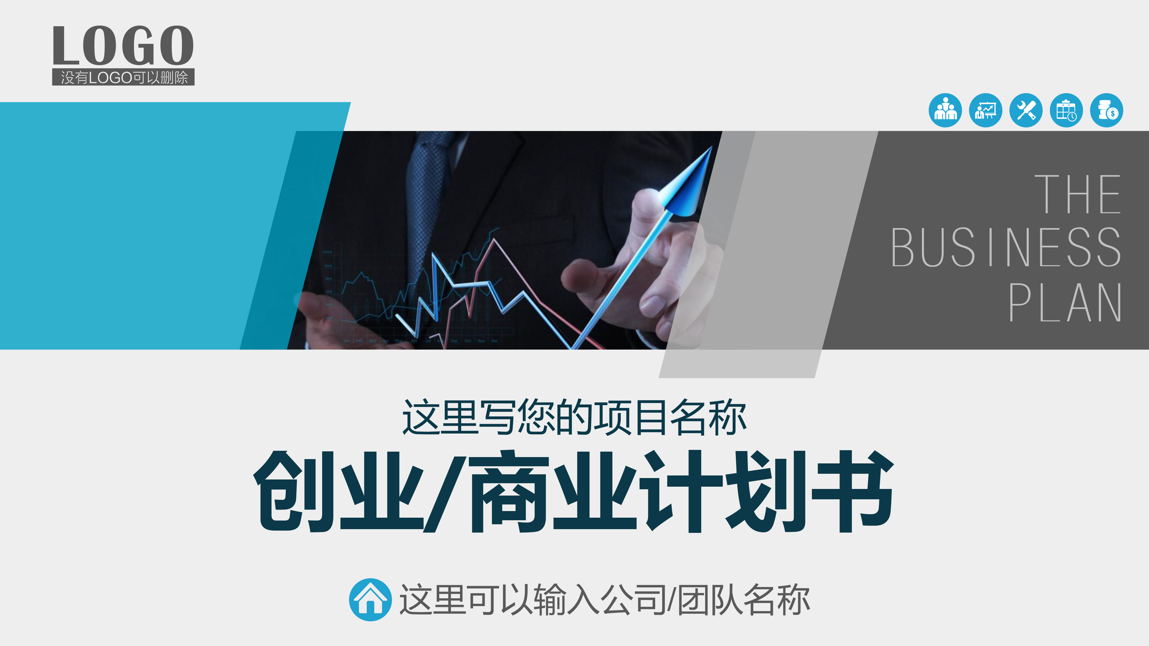 蓝色互联网平台项目计划书模板