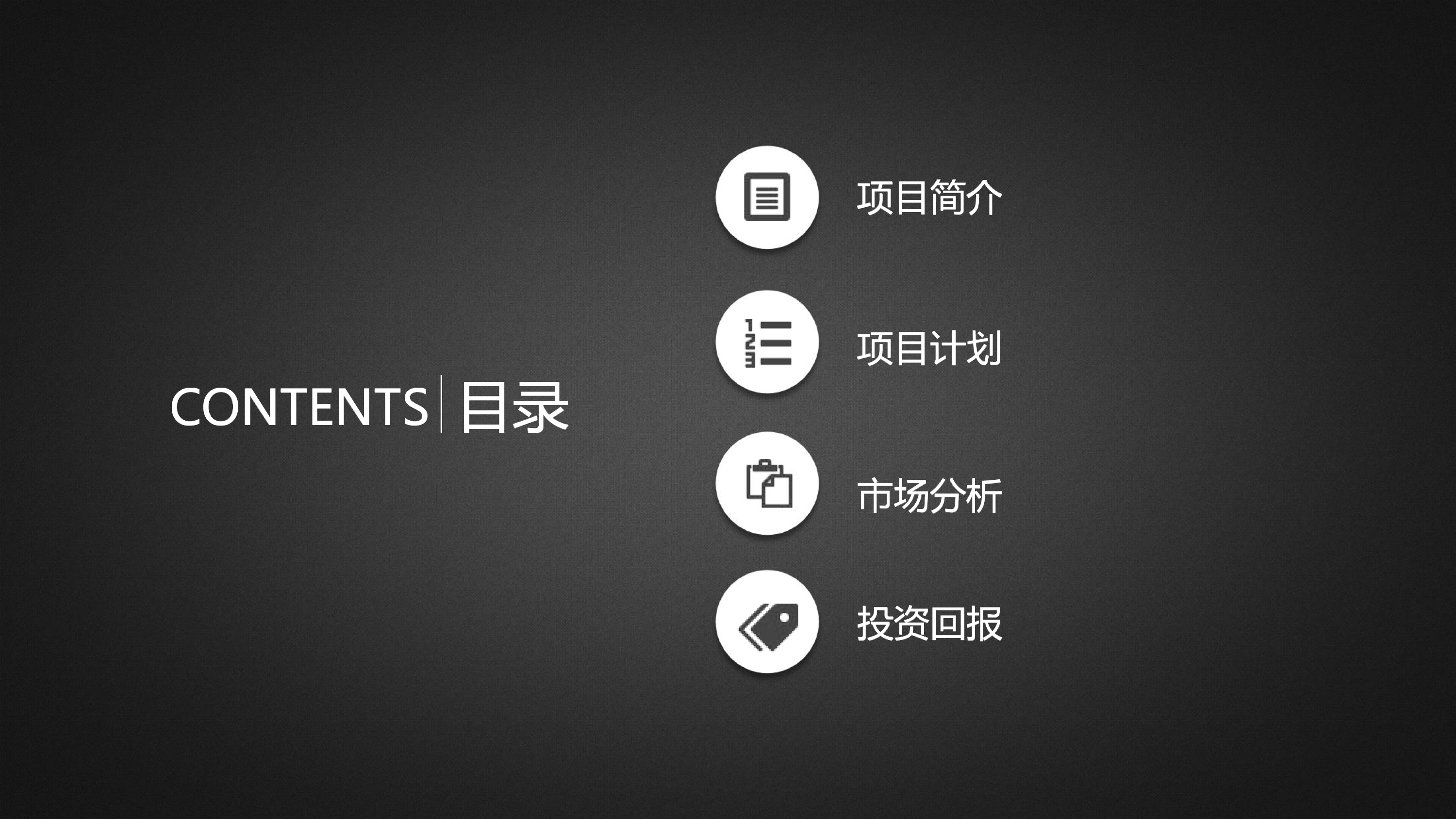 酷黑融资项目计划书